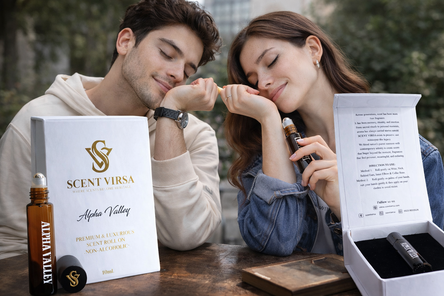 Alpha Valley | Scent Oil | Attar| Roll-on 10ml | Premium & Luxury | Non-Alcoholic