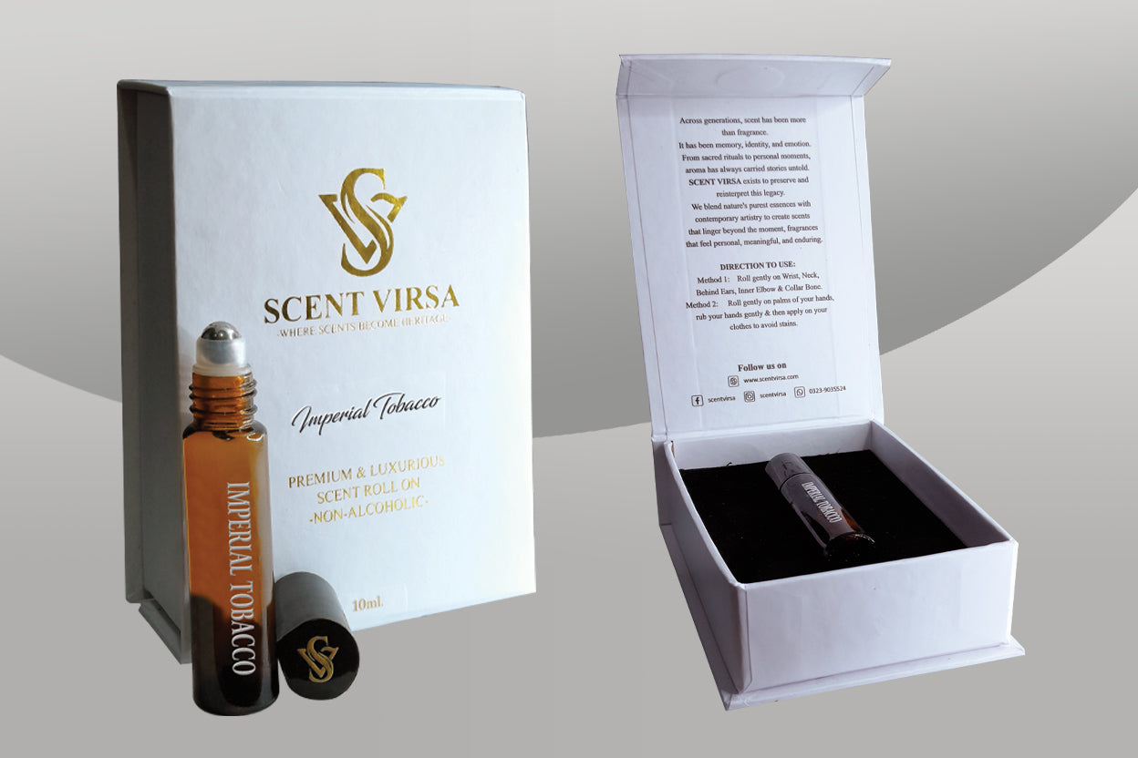 Imperial Tobacco | Scent Oil | Attar| Roll-on 10ml | Premium & Luxury | Non-Alcoholic