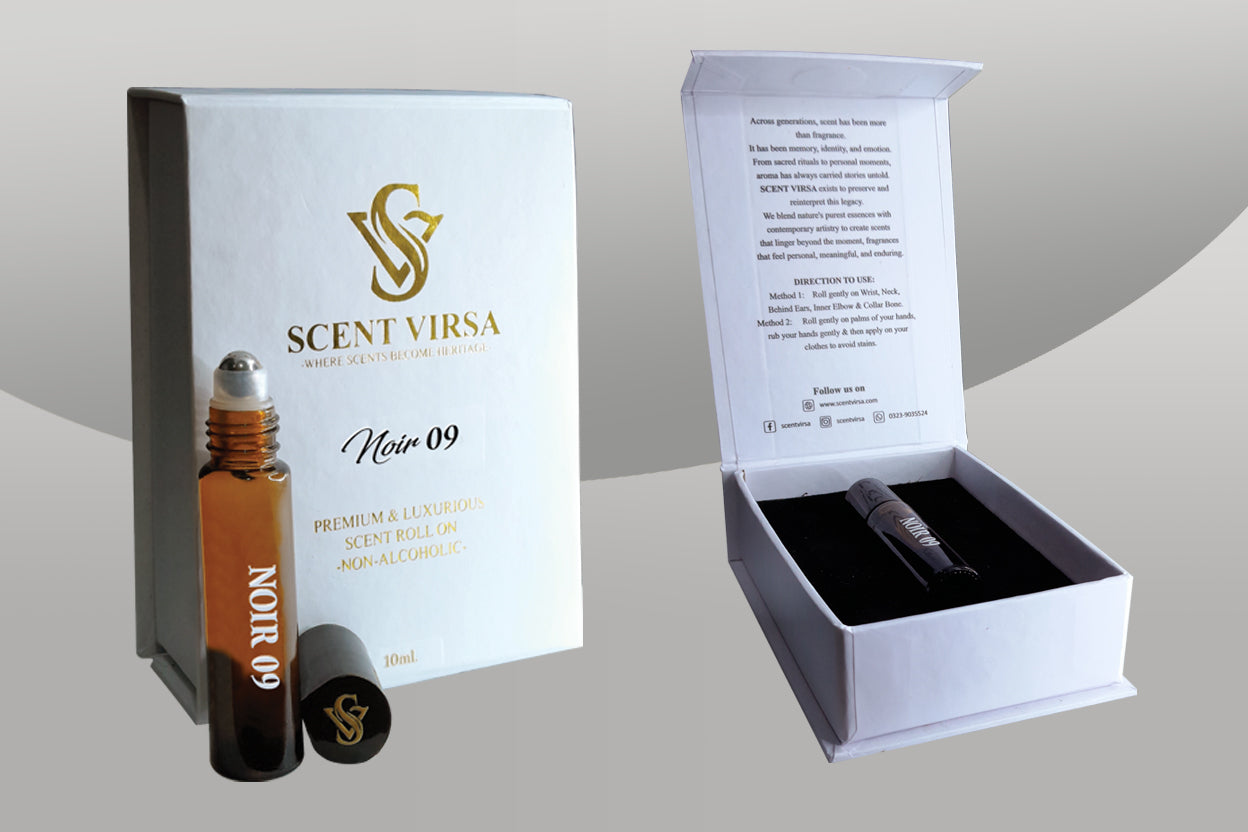 Noir 09 | Scent Oil | Attar| Roll-on 10ml | Premium & Luxury | Non-Alcoholic