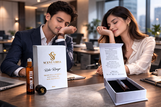 Relic Rouge | Scent Oil | Attar| Roll-on 10ml | Premium & Luxury | Non-Alcoholic