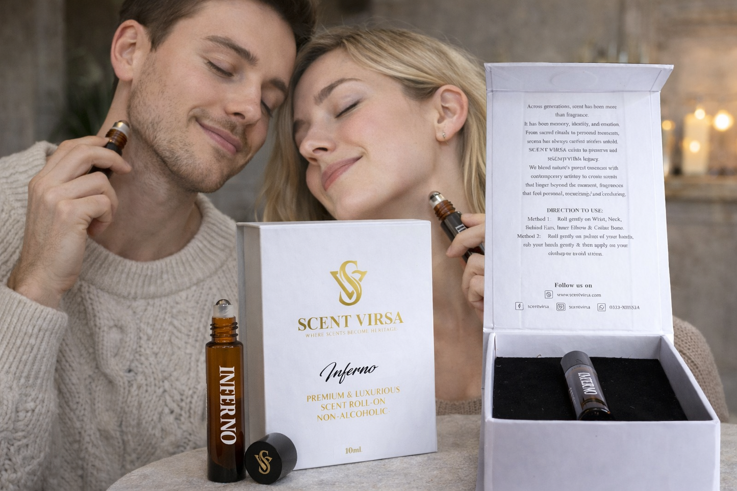 Inferno | Scent Oil | Attar| Roll-on 10ml | Premium & Luxury | Non-Alcoholic